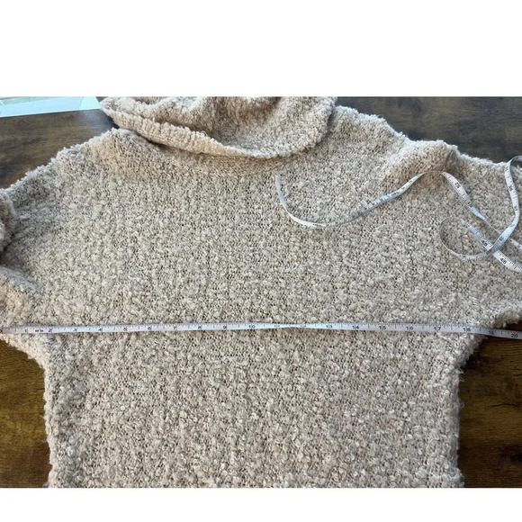 Abercrombie & Fitch Womens Small Cream Cowl Neck Sweater Cozy - Picture 6 of 9